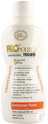 Prosource Nocarb Flüssigprotein 15g Heidelbeere Flasche 887ml