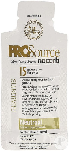 Pro Source Nocarb Neutral 15g Protein 30ml