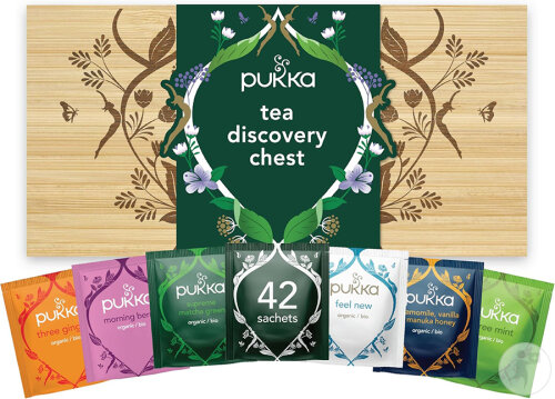 Pukka Bio Entdeckungsbox Tee Und Kräuteraufgüsse 42 Beutel