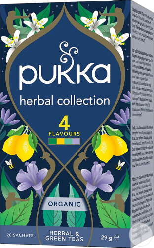 Pukka Bio Pflanzensammlung 4 Sorten 20 Beutel