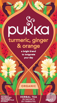 Pukka Aufguss Kurkuma/Orange/Ingwer 20 Beutel