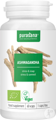 Purasana Ashwagandha 400mg Nahrungsergänzung 60 Kapseln