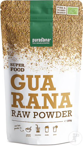 Purasana Super Food Guarana Pulver Bio Beutel 100g