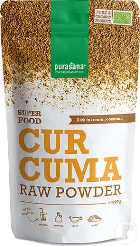 Purasana Super Food Kurkuma Pulver Bio Beutel 200g