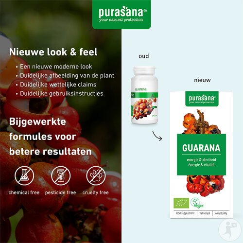 Purasana Guarana Bio 120 Kapseln-3
