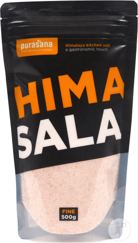 Purasana Himasala Küchensalz Fein Nachfüllbeutel 500g