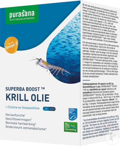 Purasana Krillöl 60 Kapseln