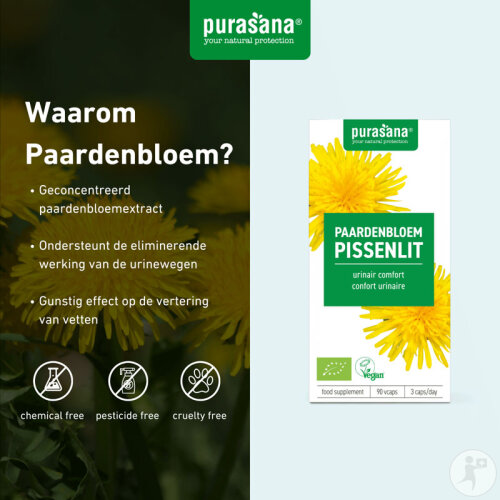 Purasana Veganer Löwenzahn-Extrakt Bio 90 Kapseln-4