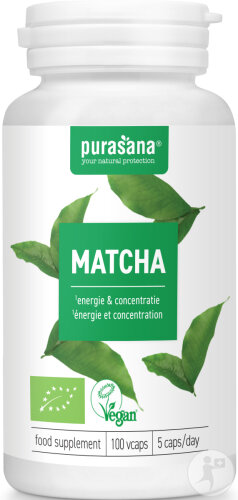 Purasana Matcha 280mg Bio 100 Kapseln