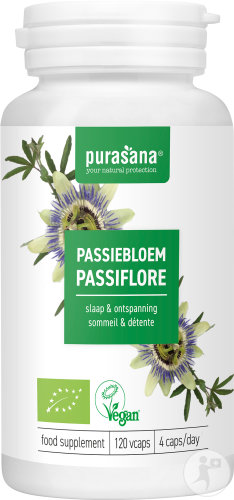 Purasana Passionsblume Extrakt 125mg Bio 120 Kapseln