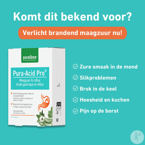 Purasana Pura-Acid Pro Sodbrennen Und Reflux 20 Kautabletten-6
