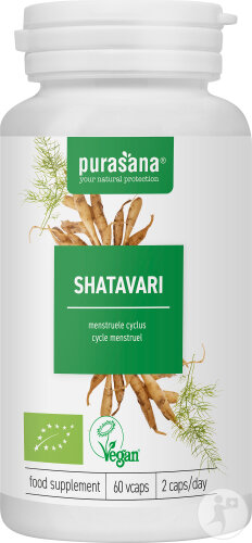 Purasana Veganer Shatavari Bio 60 Kapseln