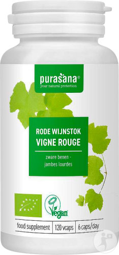 Purasana Weinrebe Schwere Beine Bio 120 Kapseln