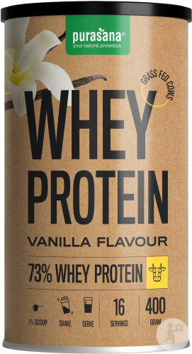 Purasana Whey Molkeprotein Vanille 73% 400g