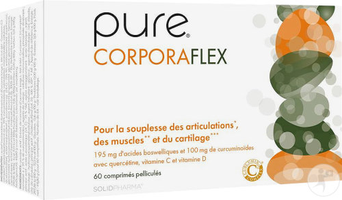 Pure Corporaflex Kurkuma Boswellia Muskeln Gelenke und Knorpel 60 Tabletten