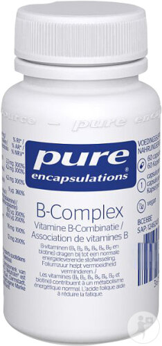 Pure Encapsulations B-Complex Vitamin-B-Kombination 60 Kapseln