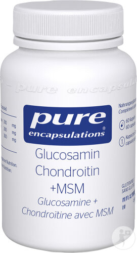 Pure Encapsulations Glucosamin Chondroitin MSM 60 Kapseln