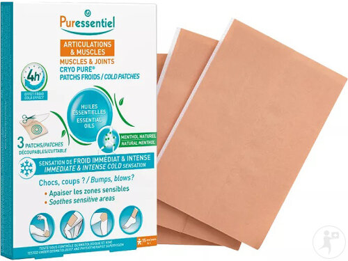 Puressentiel Gelenke & Muskeln Cryo Pure Kältepflaster 3 Stück