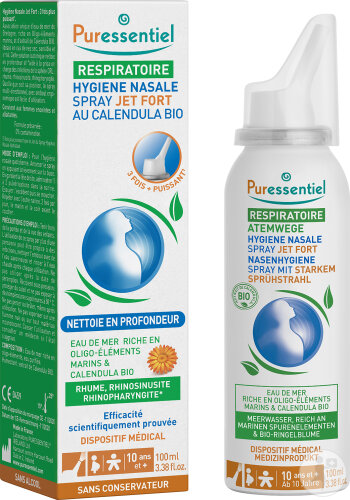 Puressentiel Atmung Nasenhygiene Spray Starker Strahl 100ml