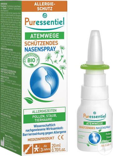 Puressentiel Atemwege Nasenspray Schutz Allergien Mit Ätherischen Ölen Bio 20ml