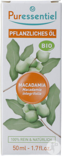 Puressentiel Bio-Macadamia Pflanzenöl Flakon 50ml