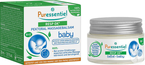 Puressentiel Resp Ok Pektoraler Massagebalsam Baby 30ml
