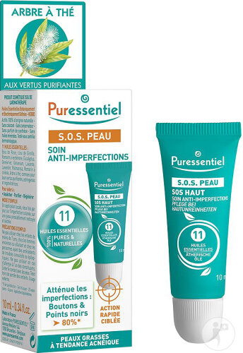 Puressentiel SOS Haut Rohr Mit 11 Ätherischen Ölen Tube 10ml