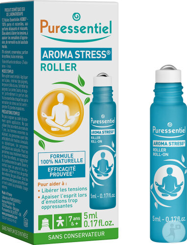 Puressentiel Aroma Stress Mit 12 Ätherischen Ölen Roll-On 5ml