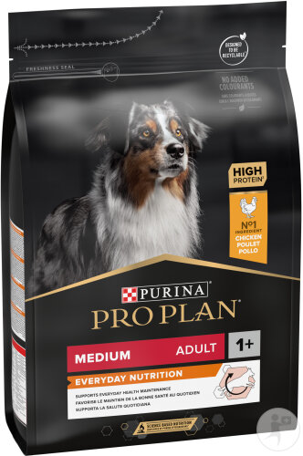 Pro Plan Everyday Nutrition Tägliche Gesundheit Trockenfutter Erwachsene Hunde Medium Huhn 3kg