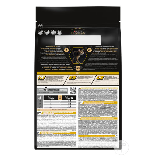 Pro Plan Light Für Gesunden Gewichtsverlust Trockenfutter Für Erwachsene Katzen Truthahn 3kg-3