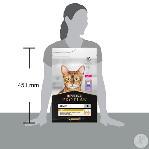 Pro Plan Light Für Gesunden Gewichtsverlust Trockenfutter Für Erwachsene Katzen Truthahn 3kg-4