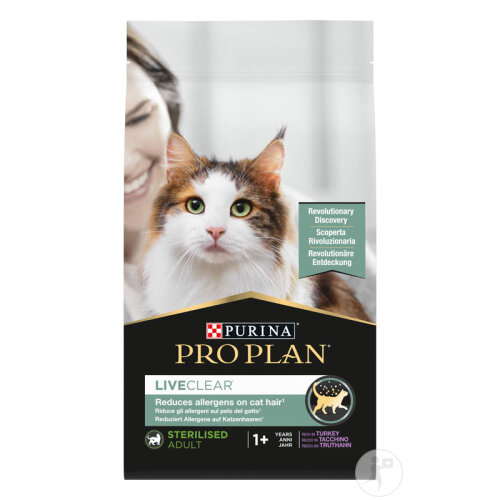 Pro Plan Liveclear Tegen Allergenen Trockenfutter Sterilisierte Erwachsene Katzen Truthahn 1,4kg-2