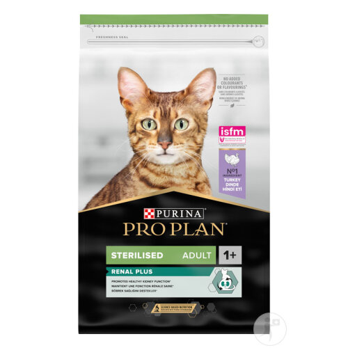 Pro Plan Renal Plus Für Gesunde Nieren Trockenfutter Sterilisierte Erwachsene Katzen Truthahn 10kg-2