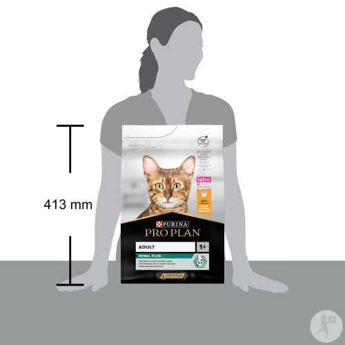 Pro Plan Renal Plus Für Gesunde Nieren Trockenfutter Für Erwachsene Katzen Huhn 3kg-3