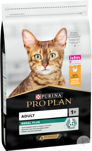 Pro Plan Renal Plus Für Gesunde Nieren Trockenfutter Für Erwachsene Katzen Huhn 10kg