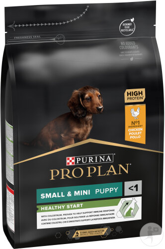 Pro Plan Healthy Start Zur Stärkung Der Immunität Trockenfutter Für Welpen Small & Mini Huhn 3kg