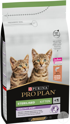 Pro Plan Healthy Start Zur Stärkung Der Immunität Trockenfutter Für Kätzchen Lachs 1,5kg