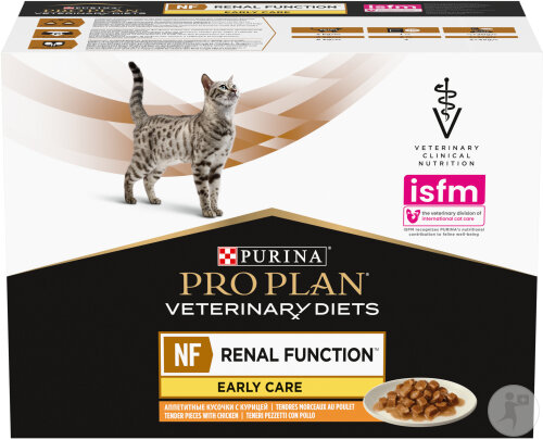 Pro Plan Veterinary Diets NF Renal Function Early Care Nassfutter Für Katzen Huhn 10x85g