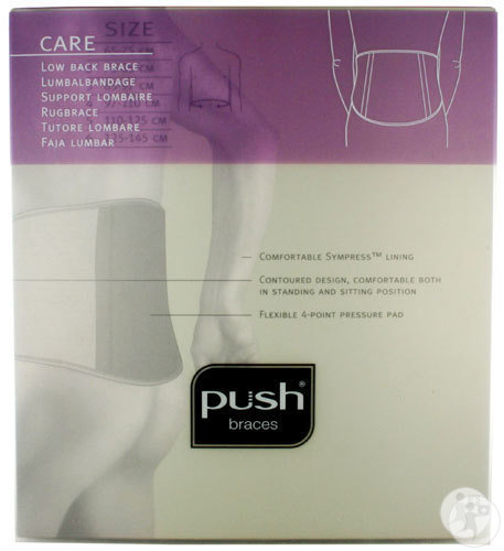 Push Barces Care Lumbalbandage Größe 3 Stück 1