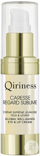 Qiriness Caresse Regard Sublime Well-Aging Augen- Und Lippencreme Pumpflakon 15ml