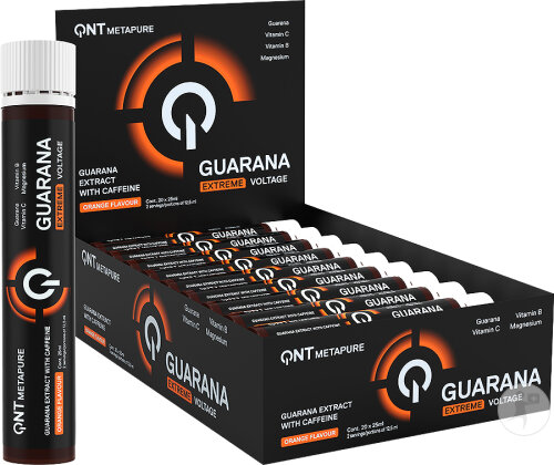 QNT Guarana Extreme Voltage Orangengeschmack Ampullen 20x25ml