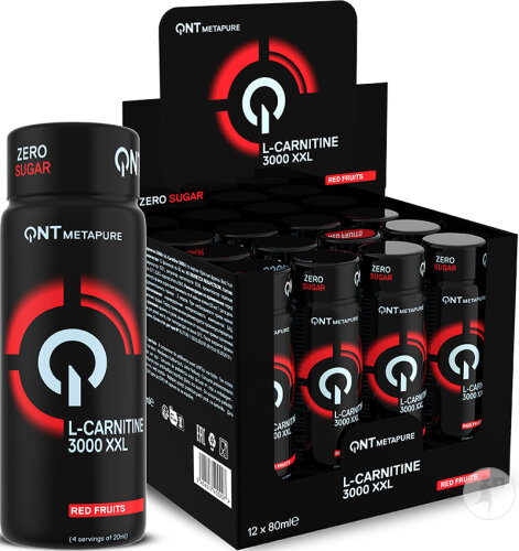 QNT L-Carnitin 3000mg Flakons 12x 80ml