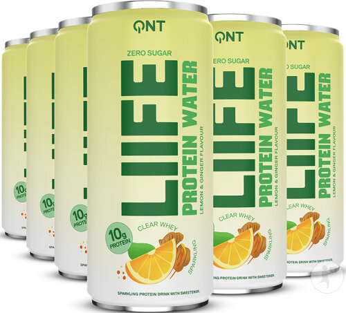 QNT Liife Protein Water Zitrone-Ingwer 12x330ml