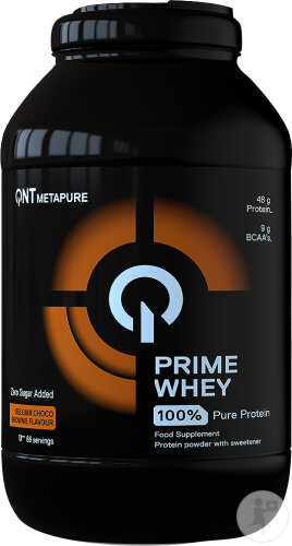 QNT Prime Whey Protein Pulver Geschmack Belgischer Schokoladenbrownie 2kg