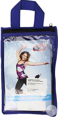 Rafys Neopren Hand Bandage Mit Schiene Middle 19cm Blau 1 Stück
