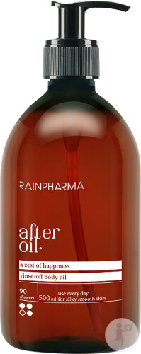 RainPharma After Oil Körperlotion Zur Anwendung Unter Der Dusche Pumpflasche 500ml