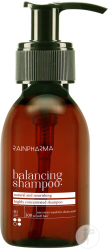 RainPharma Balancing Shampoo Für Trockene Haare Und Schuppen Pumpflasche 100ml
