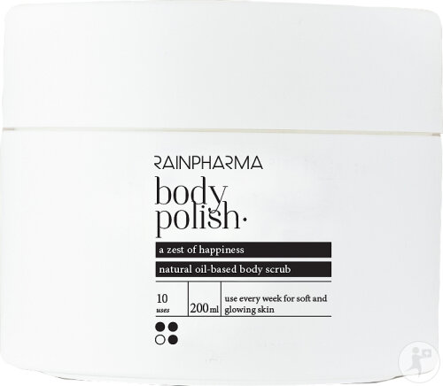 RainPharma Body Polish Aromatisches Zuckerrohr Peeling 200ml