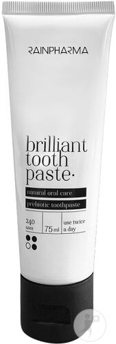 RainPharma Brilliant Toothpaste Natürliche Zahnpasta Tube 50ml