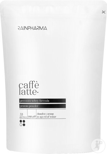 Rainpharma Caffè Latte Molkenproteinpulver Mit Stevia Optimierter Geschmack 990g